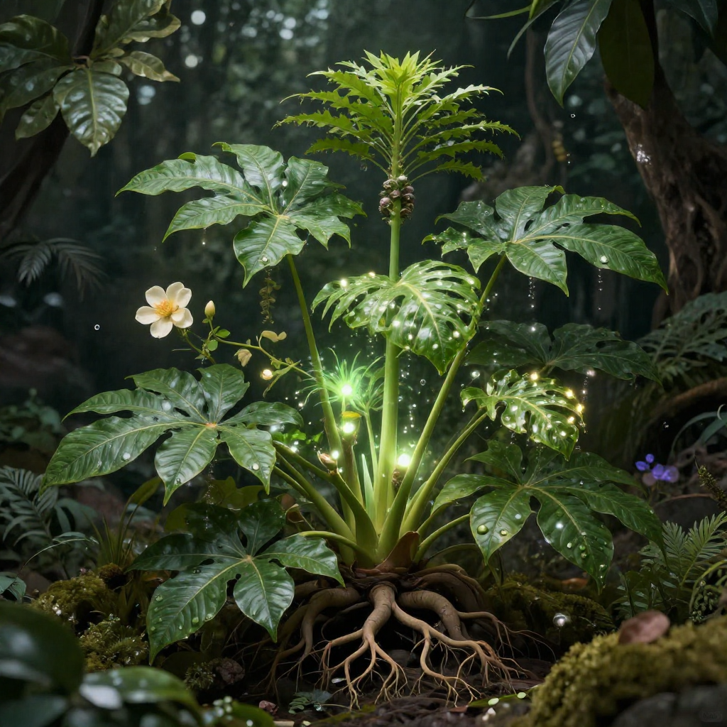 Растения-аракулы.