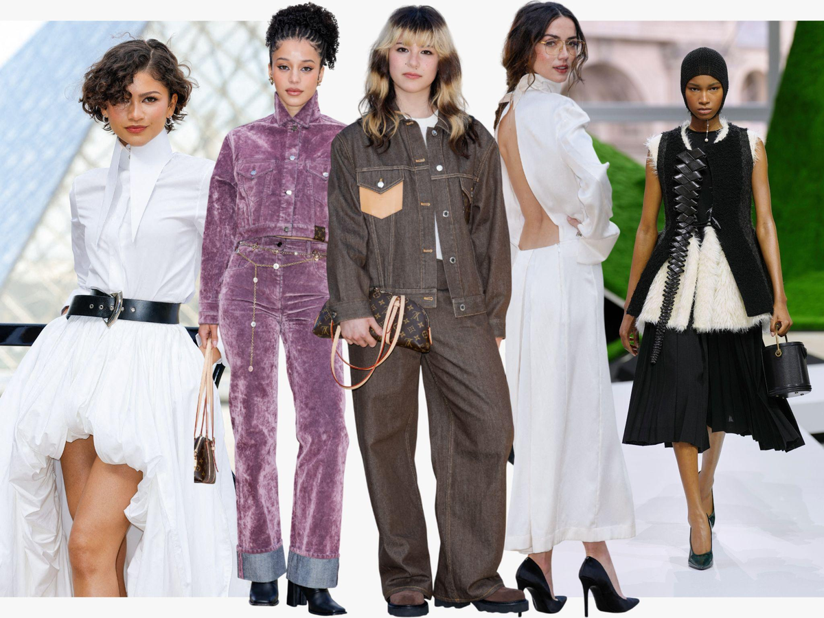 Знаменитости на показе Louis Vuitton в Париже (Источник: Соцсети)