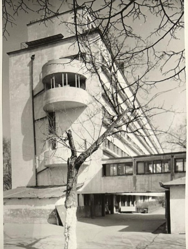 Жилой дом Наркомфина, 1963 год, Москва © Музей архитектуры имени Алексея Щусева 
