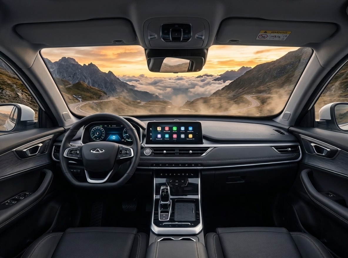 Chery Tiggo 7 Pro Max, современный салон