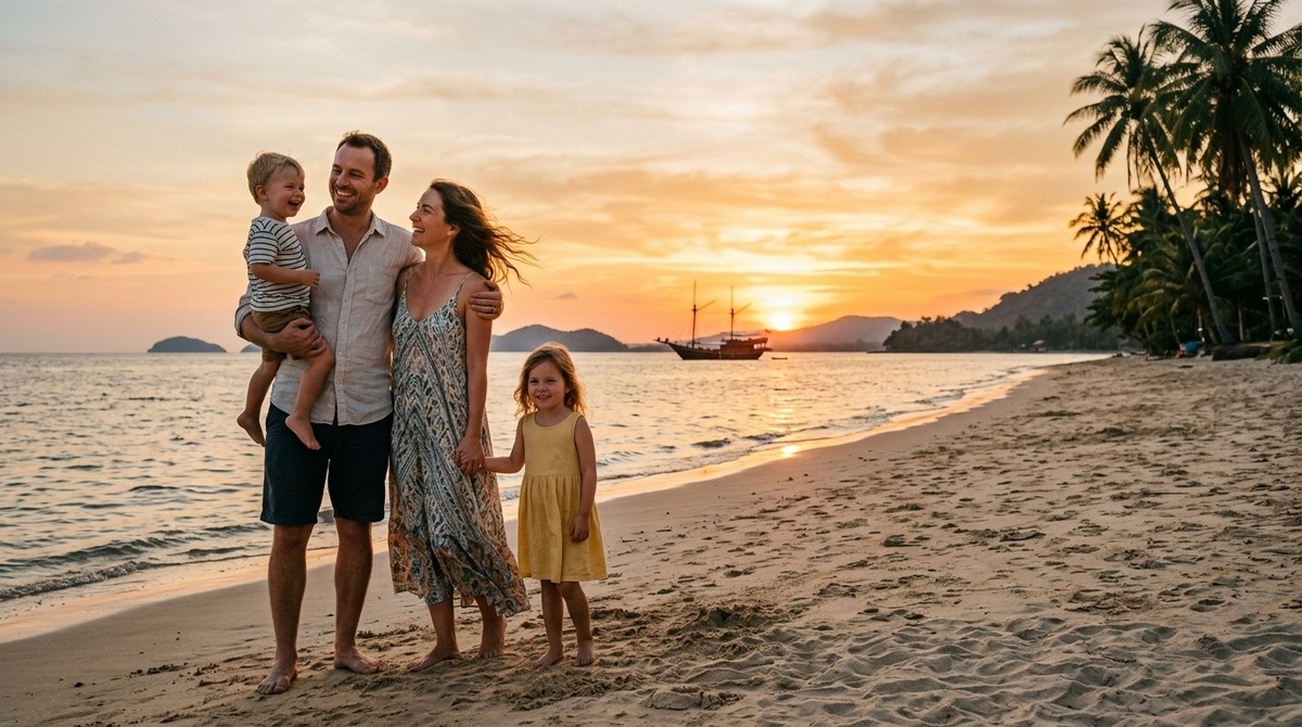 Русские туриста на отдыхе