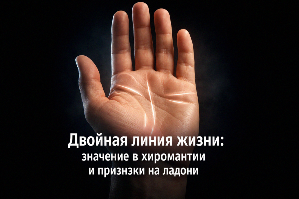    Изображение двойной линии жизни на ладони и её значение в хиромантии admin