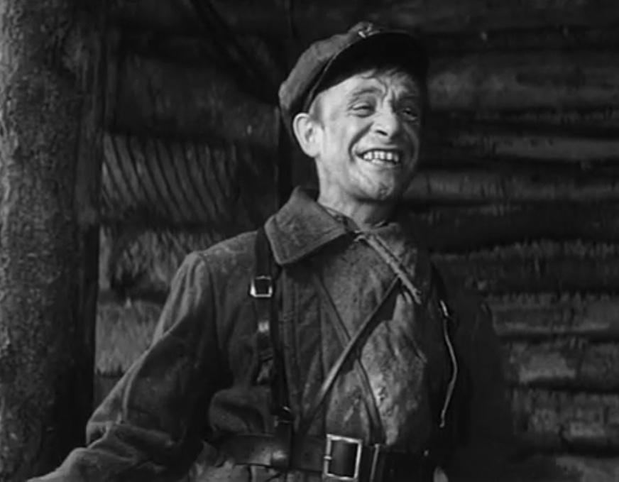 "Андрюха! Ты тута? И я тута!", кадр из фильма "Служили два товарища", 1968. "Мосфильм"