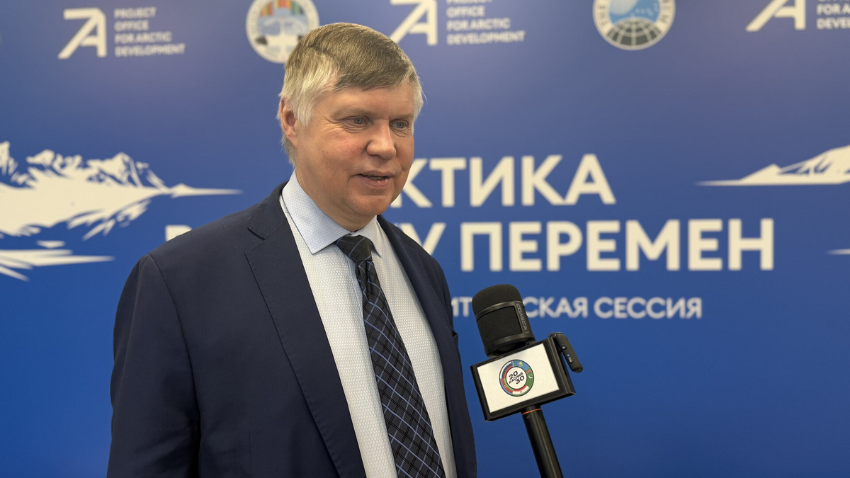   Андрей Криворотов рассматривает развитие Севморпути как попытку более масштабно и более целостно взглянуть на развитие транспорта и развитие российского пространства в целом. Источник фото: Пресс-служба АНО СК «Каспий 2030».