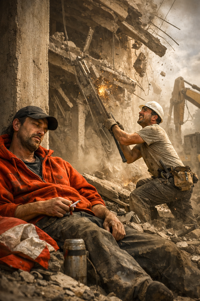 Настойчивость без мышления — самый быстрый способ разрушить свою жизнь