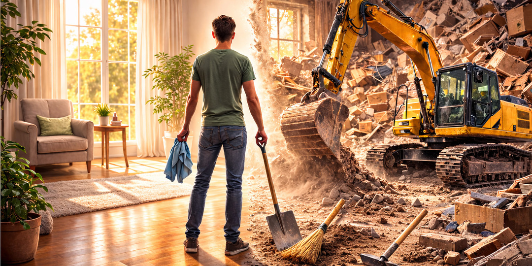 Смахнуть пыль или вызвать экскаватор?