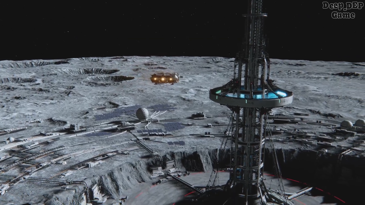 Исследовательская станция «Колыбель» на луне