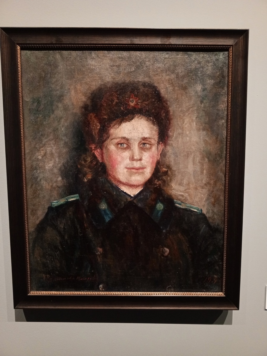 Фронтовичка. 1943 г.  Художник Ефросинья Ермилова-Платова
