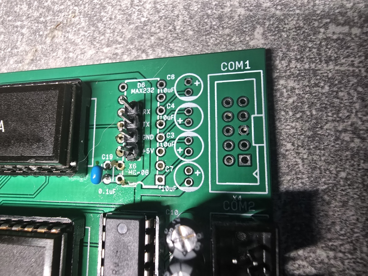 UART/TTL платы расширения COM-AY компьютера Орион-ПРО.