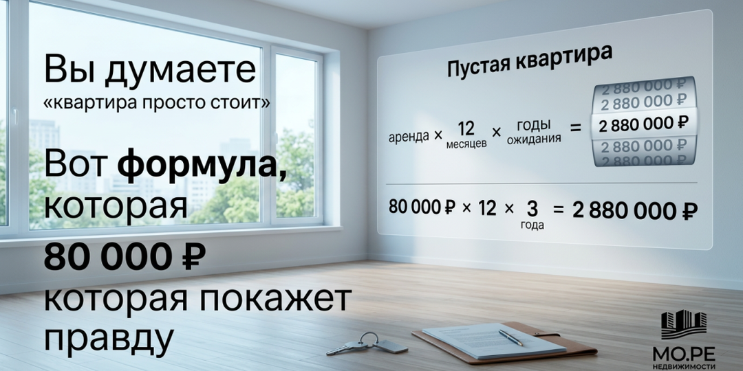 Посчитайте прямо сейчас: сколько стоит ваша пустая квартира