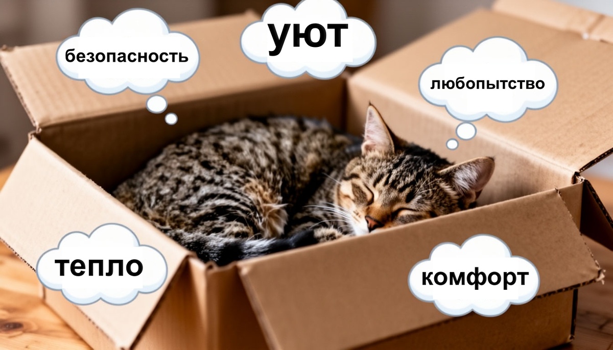Почему кошкам нравятся коробки? Разгадываем тайны любимого укрытия!