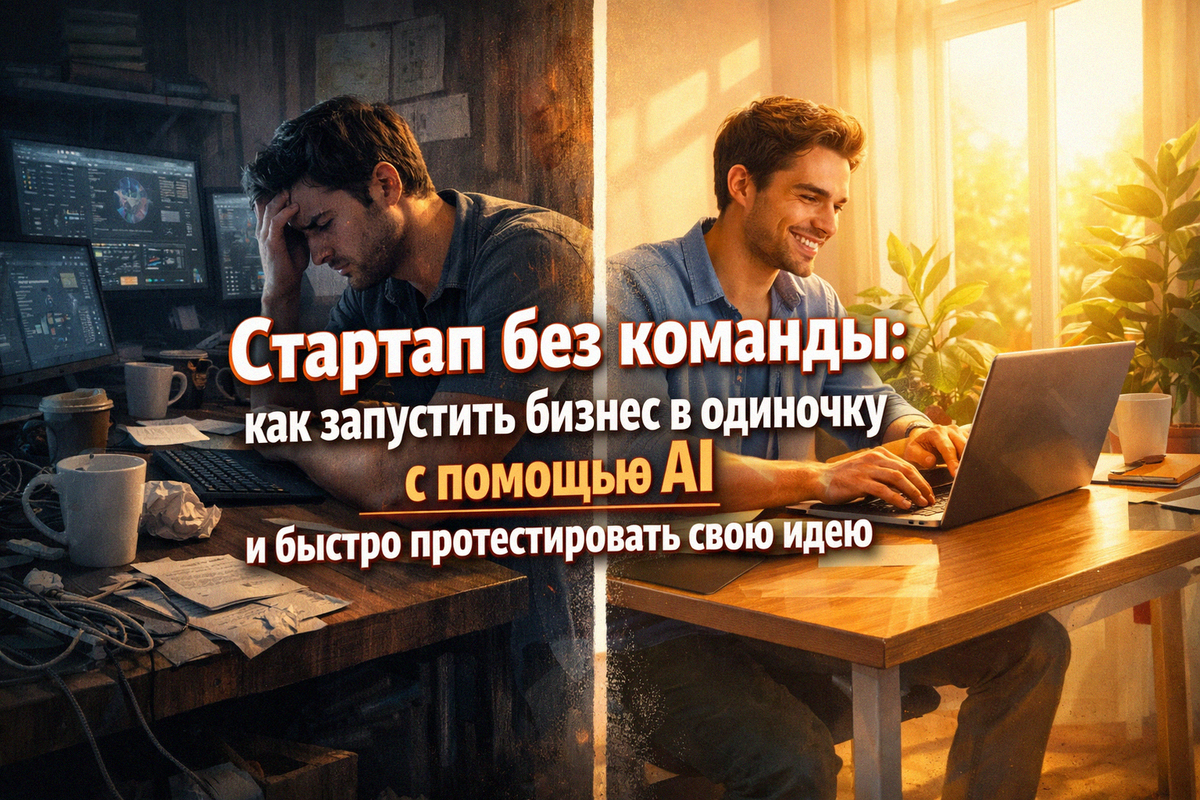   Запустите стартап в одиночку с помощью AI! Узнайте, как создать продукт с нуля, протестировать идеи и привлечь инвестиции. Артём Качанов