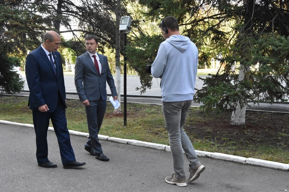     Съемка телесюжета с главой города города Пензы Владимиром Мутовкиным Алина Пьянкова