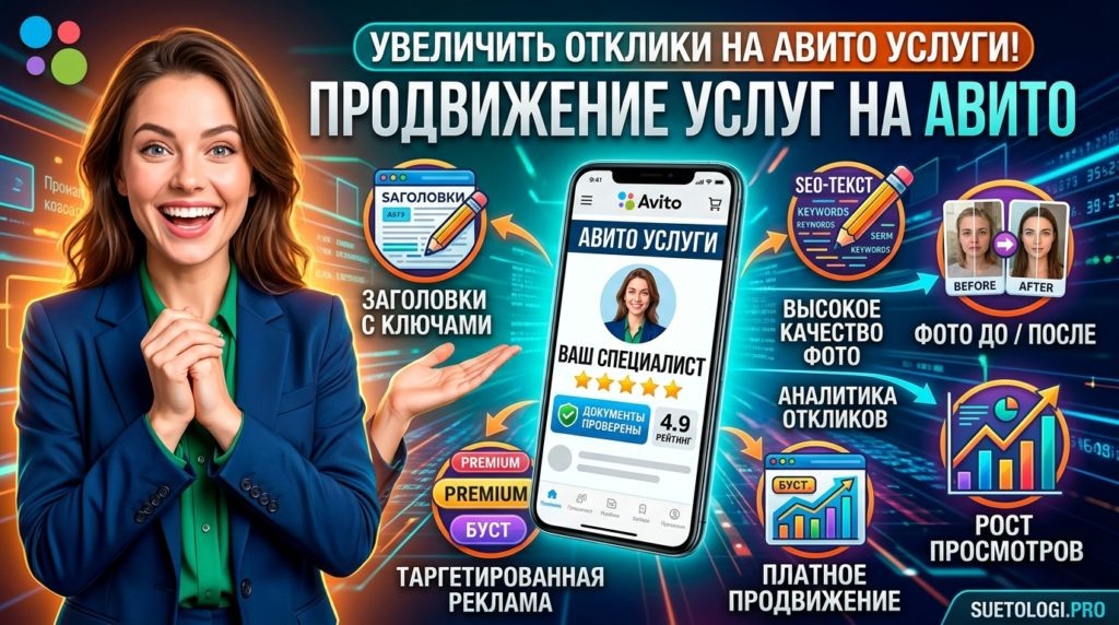    Как увеличить отклик на Авито в нише услуг