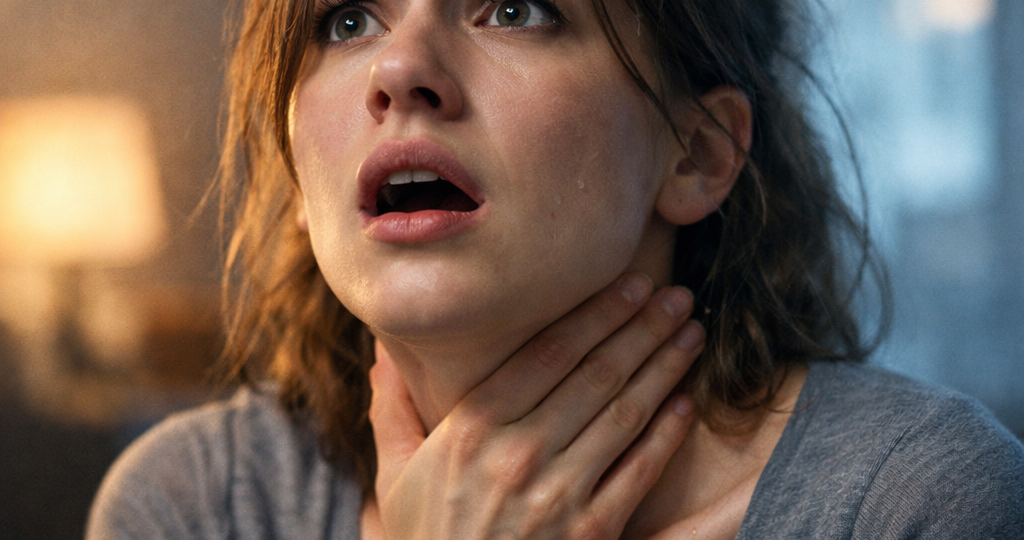 Если при панической атаке ком в горле и “не хватает воздуха” – почему так бывает и что делать