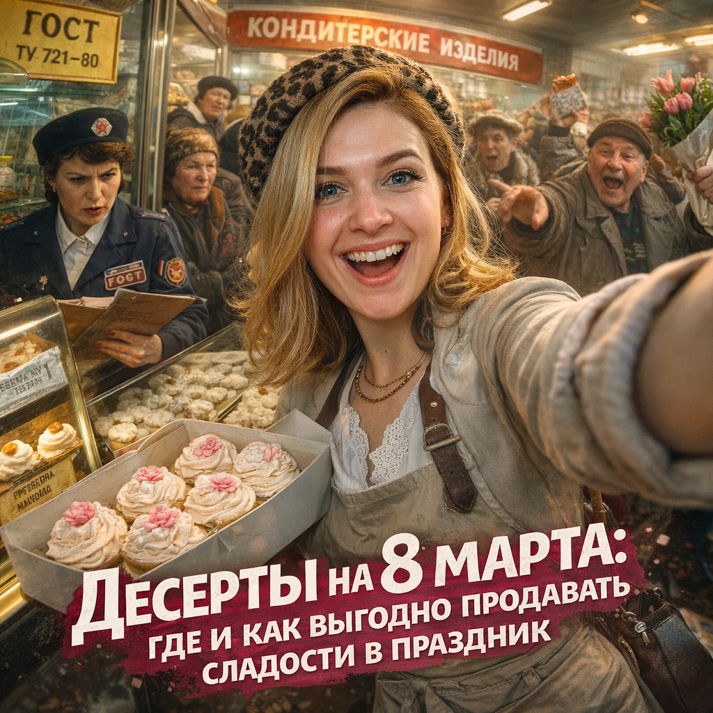    Где и как выгодно продавать сладости на 8 марта admin