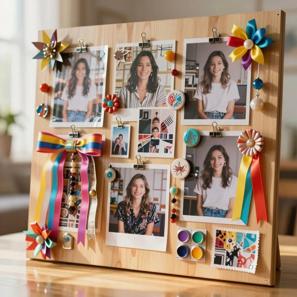 Доска желаний. Иллюстрация сгенерирована нейросетью