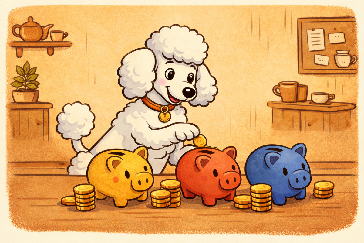 Люблю держать вклады в разных банках