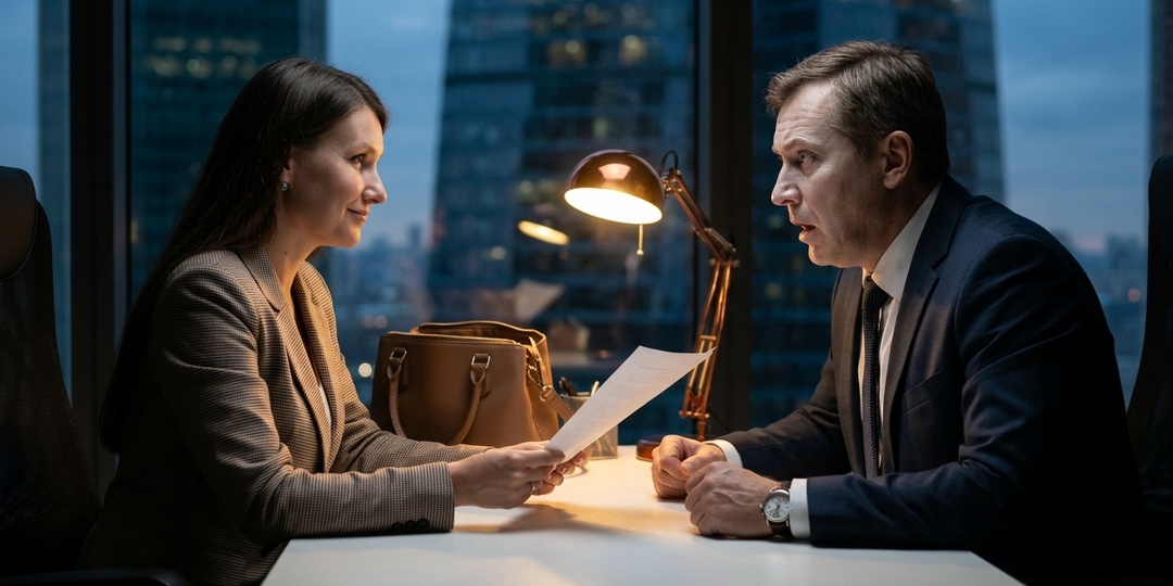 На собеседовании HR-директор процедил: «Девушек в декретном возрасте берем только на копейки». Я достала из сумки приказ о его увольнении