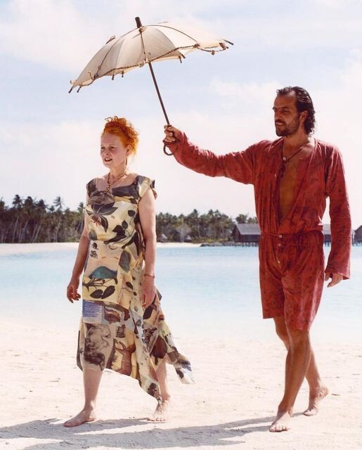 Модельер Вивьен Вествуд с мужем Андреасом Кронталером. Фото: https://ru.pinterest.com/pin/205476801745571690/