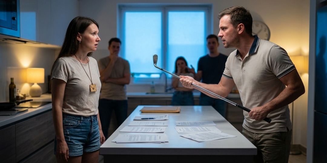 «Уйди с поля, клуша», — крикнул мажор с клюшкой. Я достала документы на землю под этим клубом