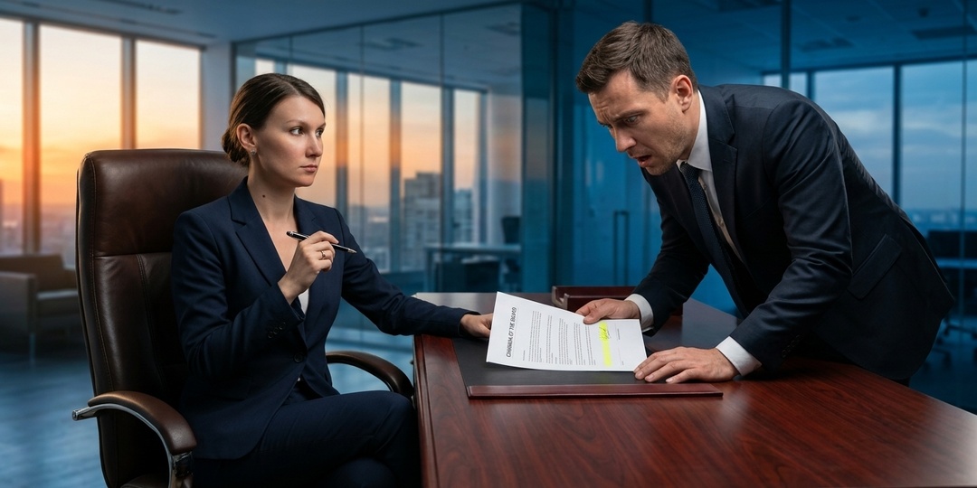 «Ты же тут обычный клерк!» — фыркнул бывший муж, прося кредит. Он побледнел, увидев мою подпись в графе Председатель правления