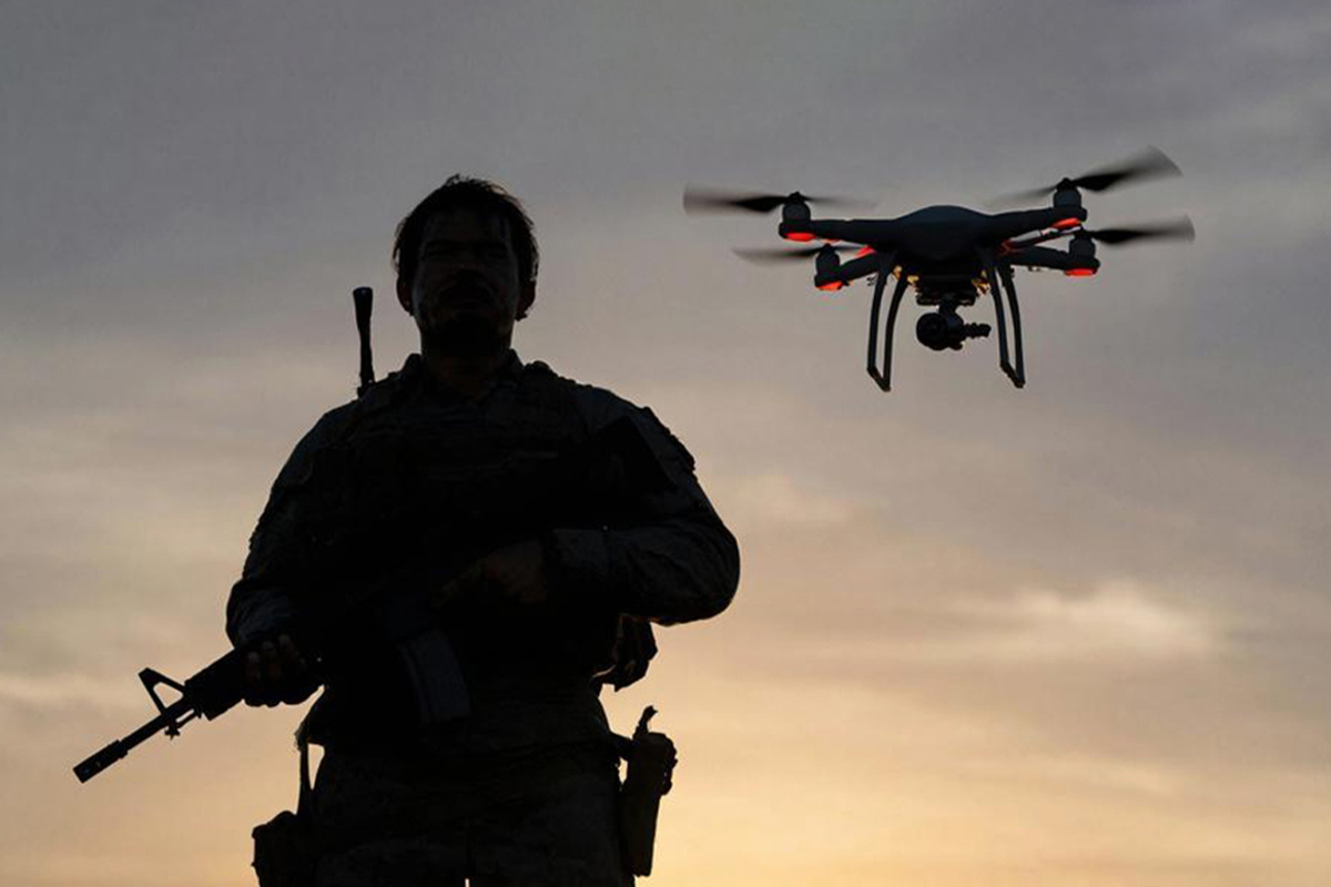 Сбиты дроны-камикадзе Vector немецкого производства.  Фото: Изображение сгенерировано с помощью ИИ / Светлана Возмилова