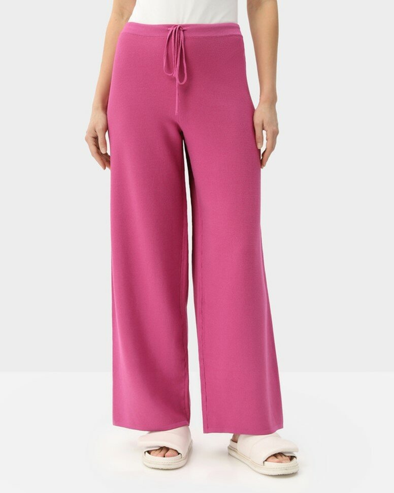 Повседневные вязаные брюки с вискозой в составе (Артикул: 200306)