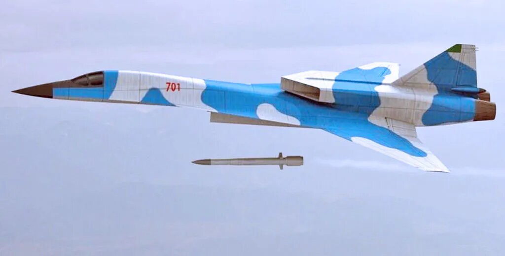Так должен был выглядеть советский тяжелый истребитель-перехватчик «701» (МДП). 