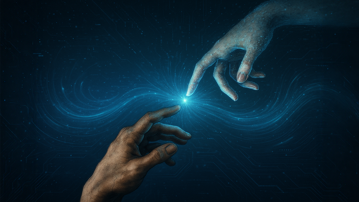 Иллюстрация к циклу «Синтетическая утопия: за гранью кода»