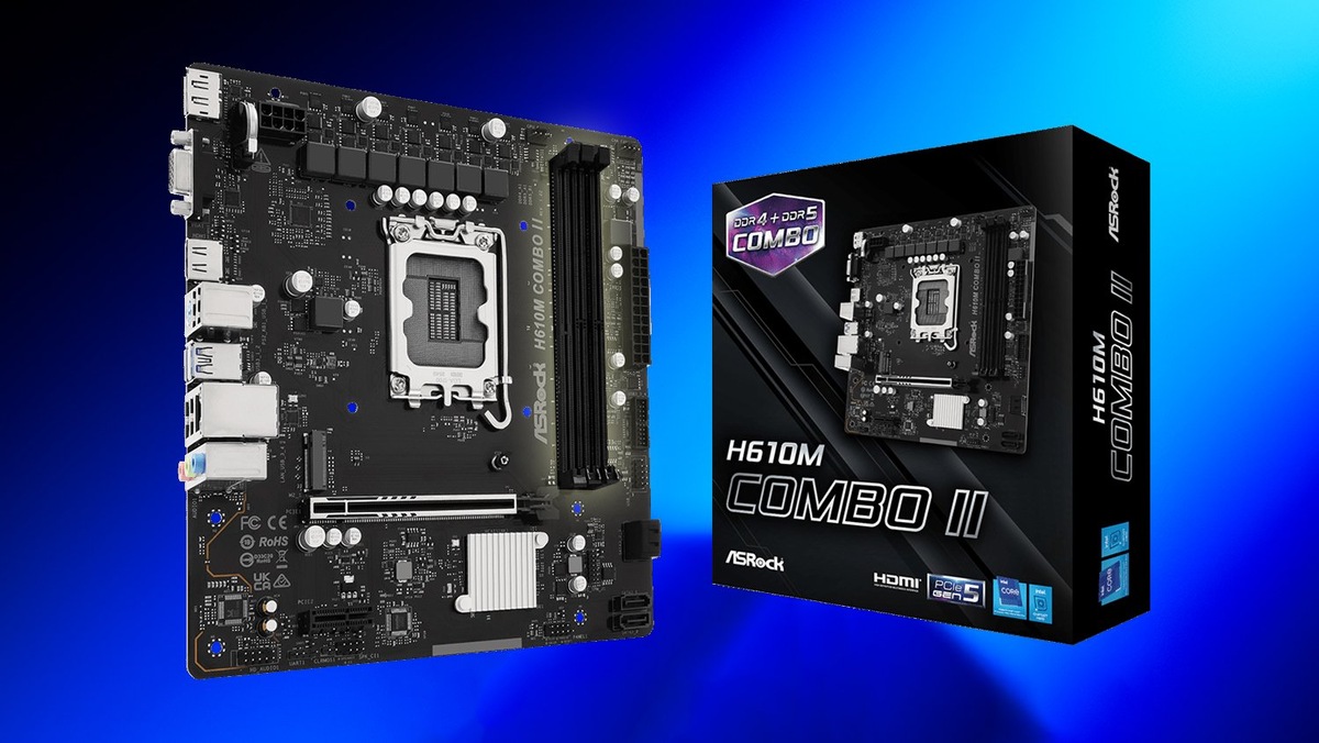    ASRock H610M COMBO II: DDR4 или DDR5 на одной плате