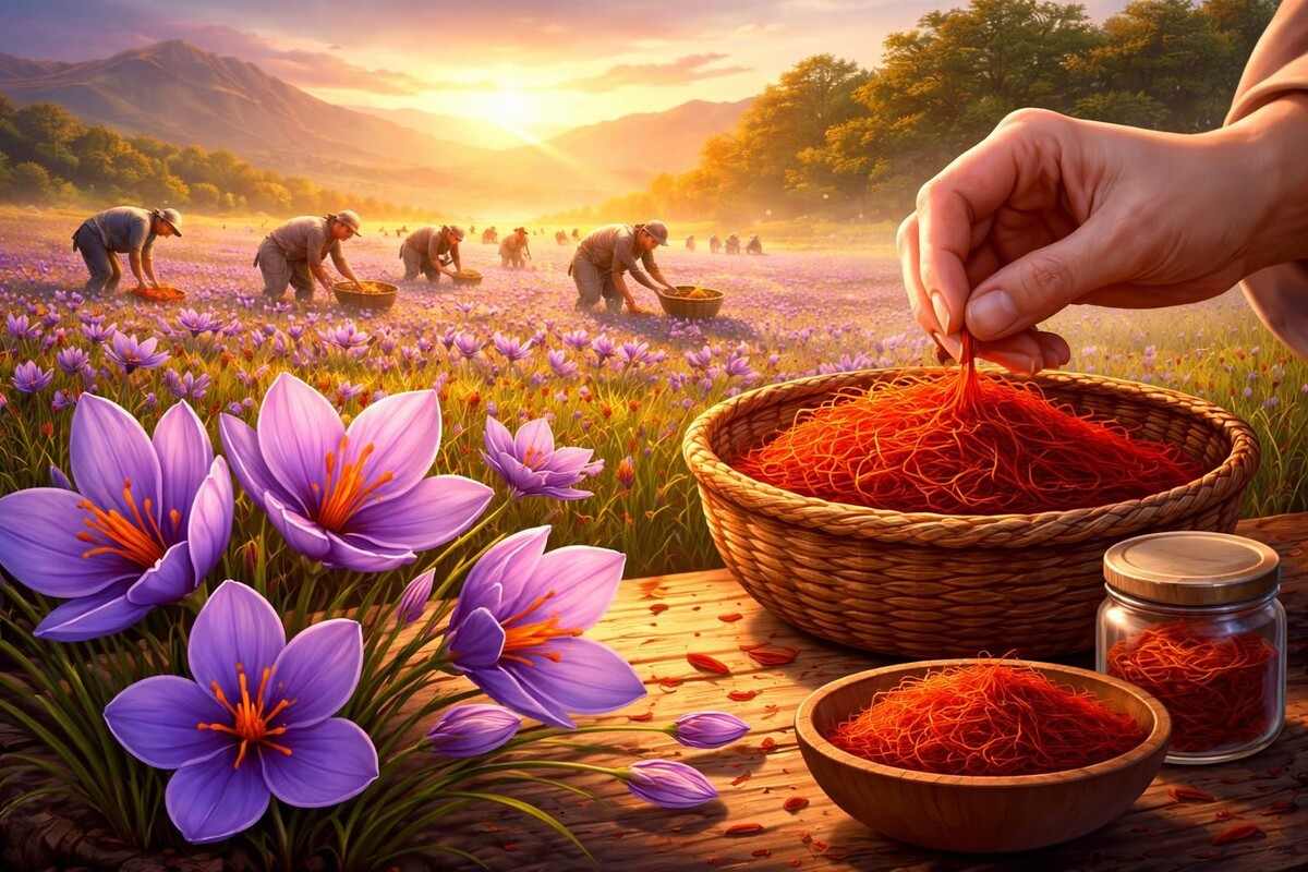 Красное золото: Почему шафран дороже бриллиантов и за что его ценят цари, повара и красавицы
