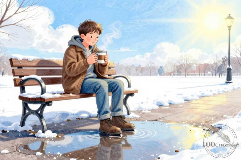 кофе в сквере 