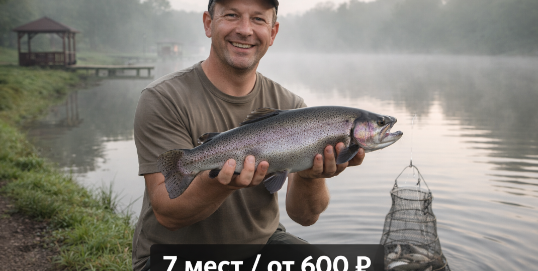 Платная рыбалка в Подмосковье - это несерьёзно? Я тоже так думал, пока не поймал карпа за 800 рублей