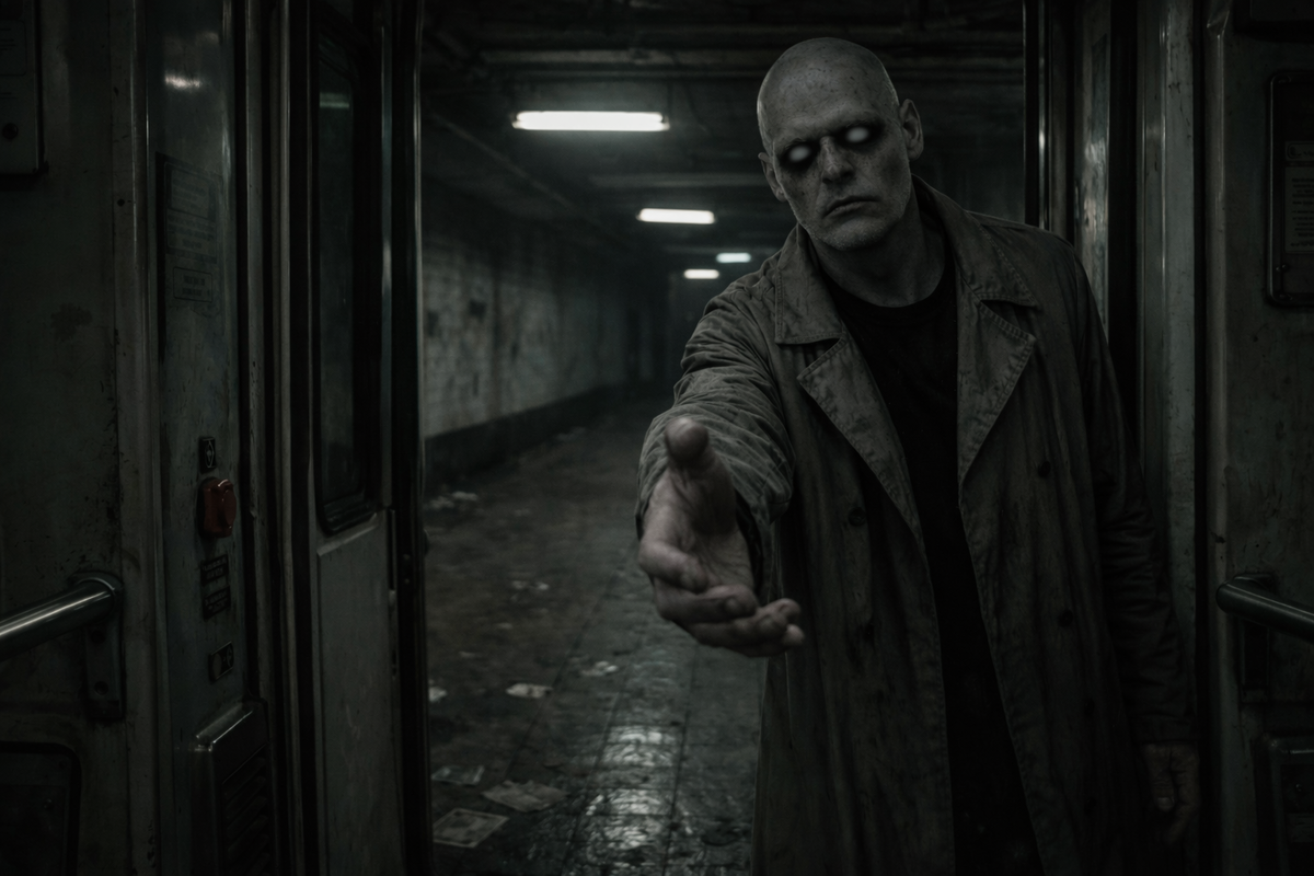 Обитатель странной станции метро.