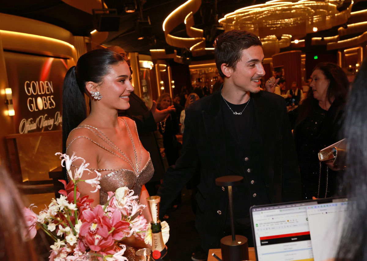    Тимоти Шаламе и Кайли Дженнер. Фото: Getty Images