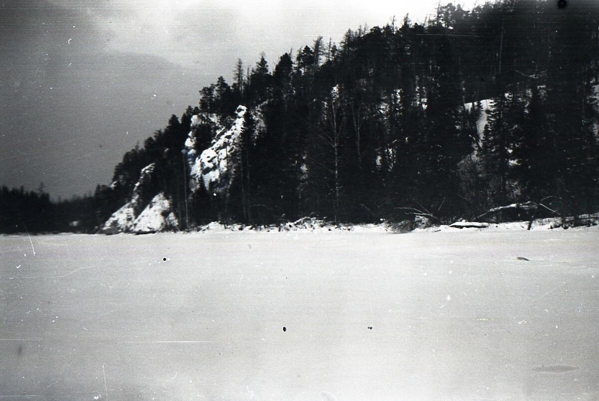 Горка Громовой от туристов группы Дятлова в 1959м году.