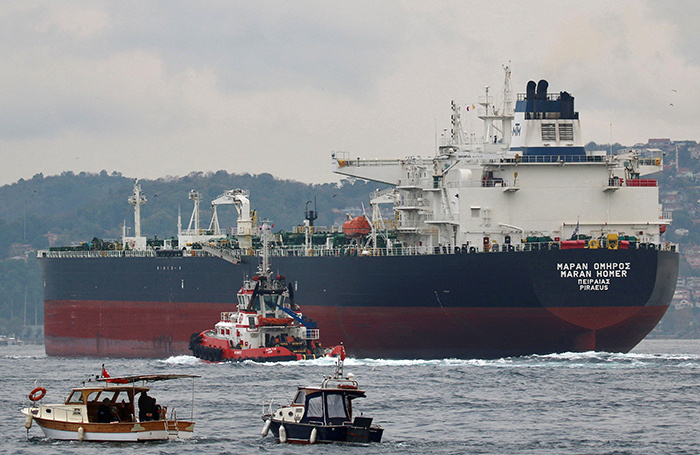    Танкер Maran Homer. Архив.Reuters/Yoruk Isik