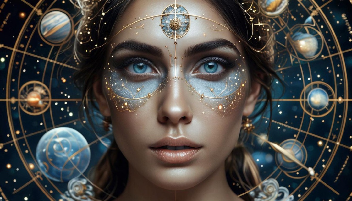 Астрология. Иллюстрация сгенерирована нейросетью 