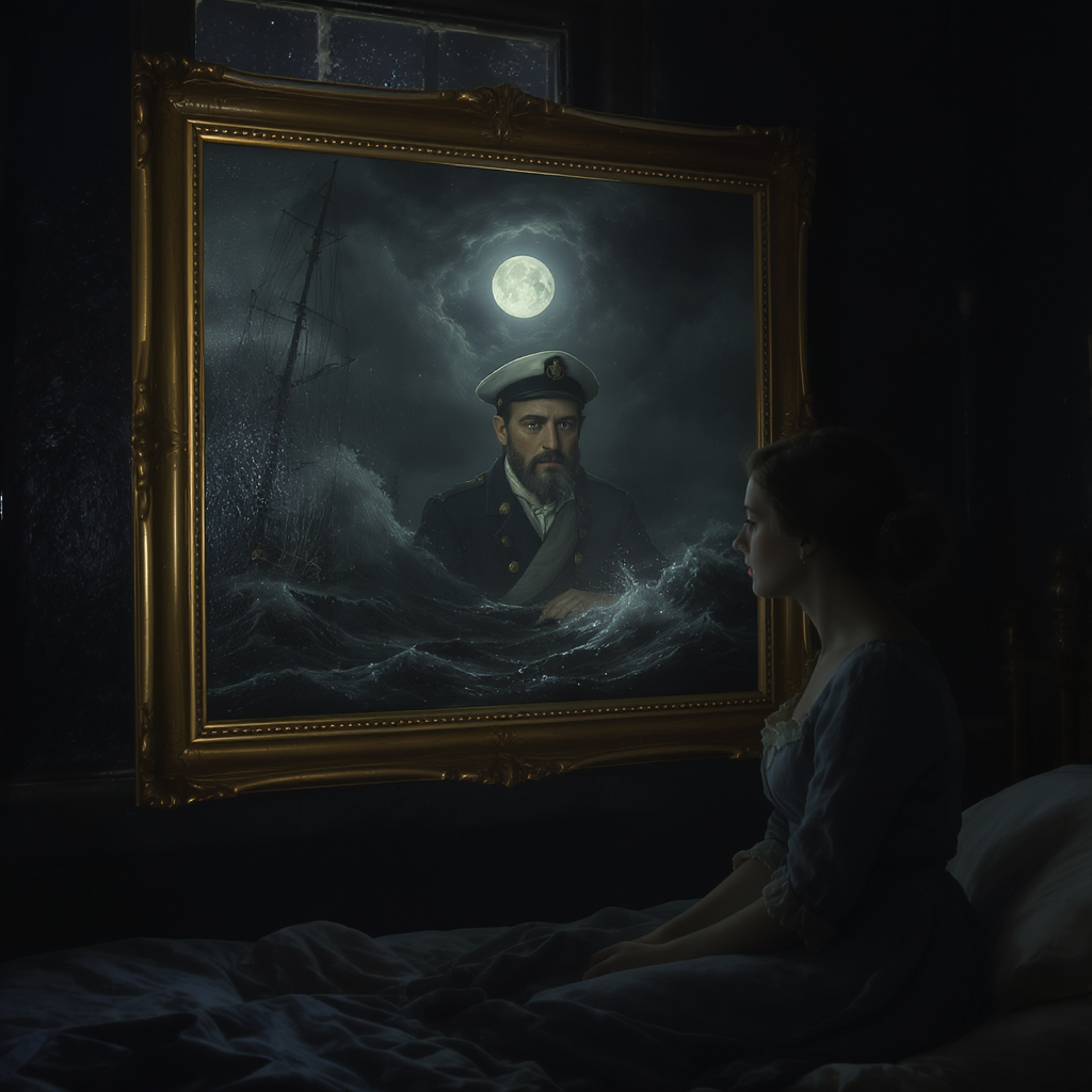 #мистика #картина #заточеннаядуша #моряк #мистическийрассказ #страшнаяистория 