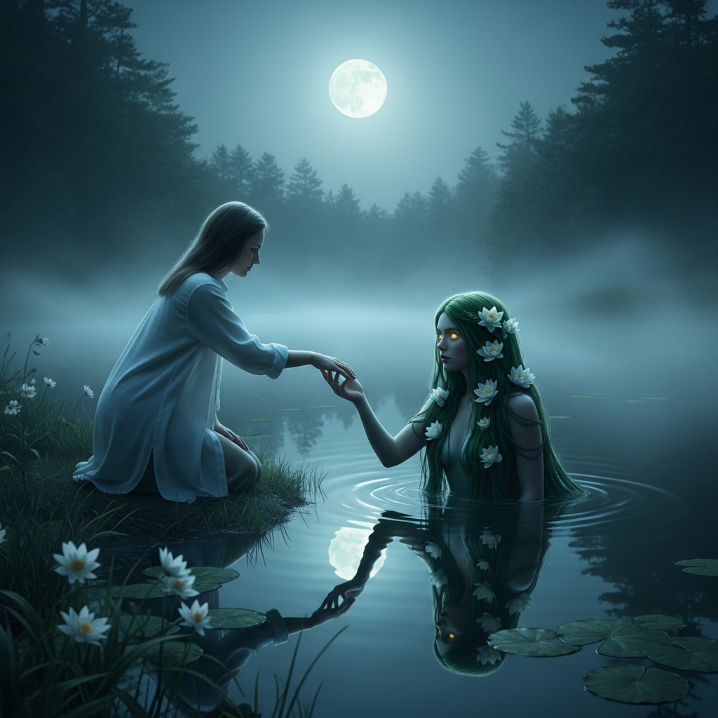 #мистика #озеро #русалки #водяныедухи #мистическийрассказ #страшнаяистория