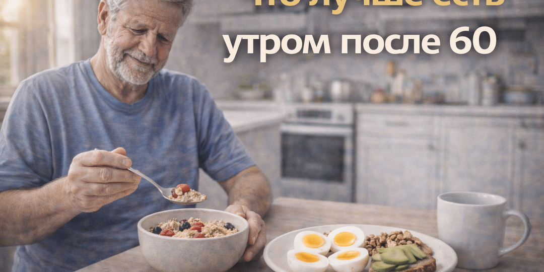 Что лучше есть утром после 60 — чтобы были силы, а не сонливость?