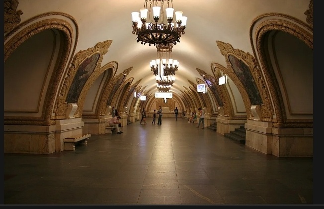 Одна из станций Московского метро