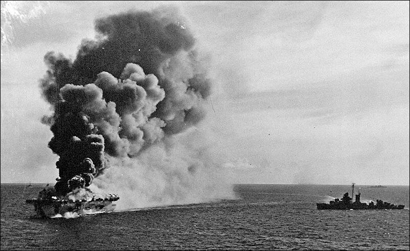 Авианосцы, потопленные ударами камикадзе