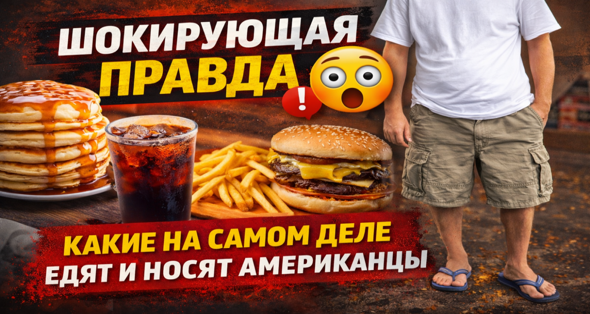 Шокирующая правда что на самом деле едят и носят обычные американцы