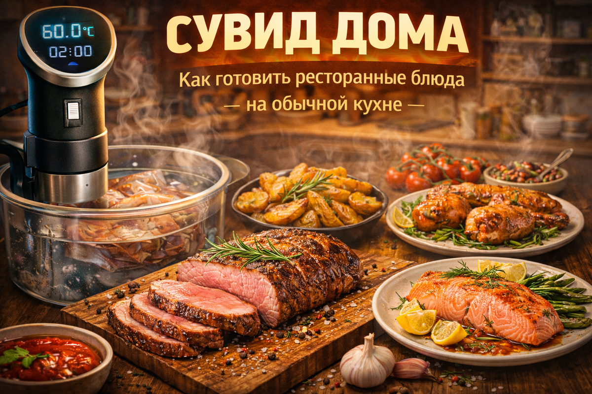 Сувид дома — как готовить ресторанные блюда на обычной кухне