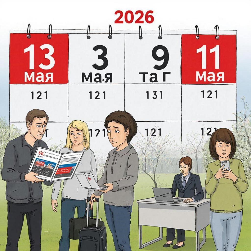 Россиянам отменили длинные выходные в мае