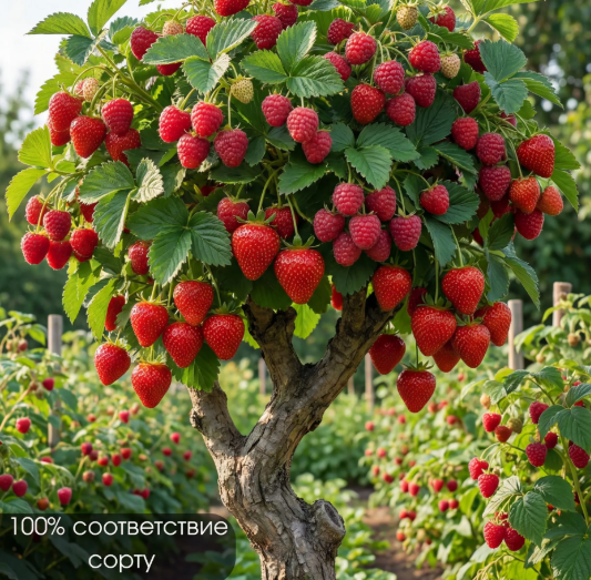 Саженцы Малино-клубничное дерево Сладкая Симфония