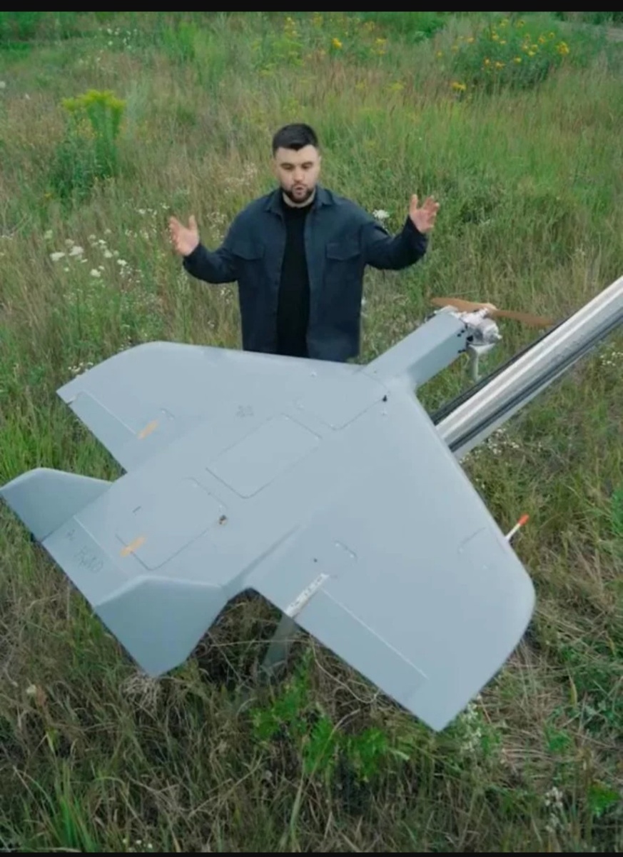 Украинский БПЛА "Рубака" и ее создатель