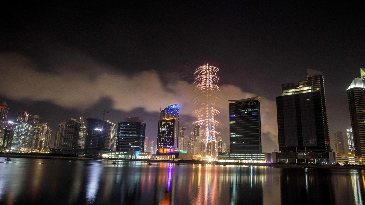   ОАЭ Дубай пожар в небоскребе глп